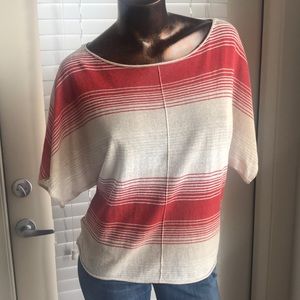 M by Michael Stars Linen Stripe Top
